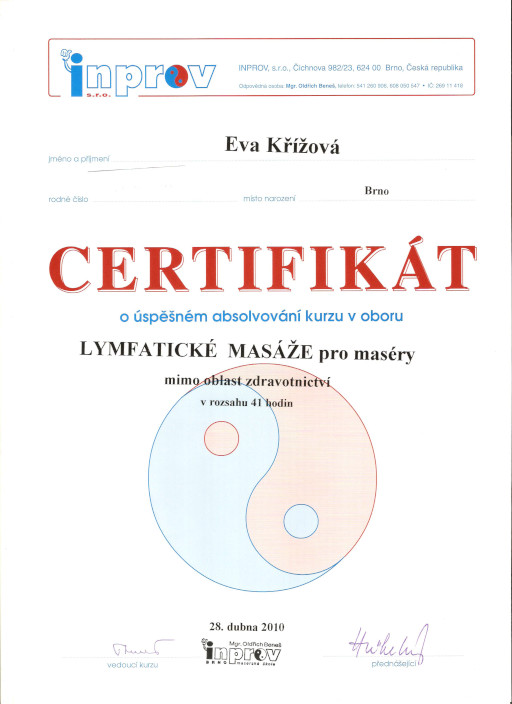 certifikace