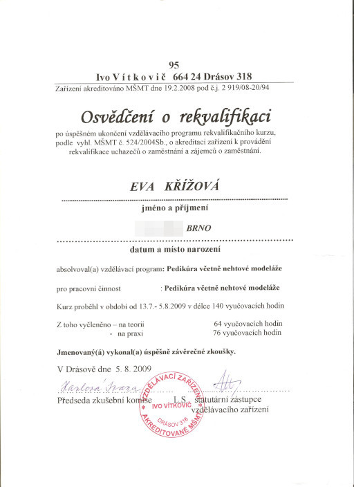 certifikace